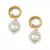 Riveting Pink And White Kundan Necklace And Earrings Set.