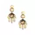 Charming Enamelled Blue Kundan Necklace And Earrings Set