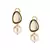 New Age Wonder Off White And Blue Kundan ,  Pearls And Jade Beads Necklace And Earrings Set.
