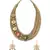 Jubilistic Beige Jute Thread,  Pearls And Lakh Pieces Necklace And Earrings Set.