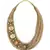 Jubilistic Beige Jute Thread,  Pearls And Lakh Pieces Necklace And Earrings Set.