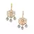 Jubilistic Beige Jute Thread,  Pearls And Lakh Pieces Necklace And Earrings Set.