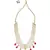 Scarlet Surprise Red  Kundan,  Pearls, Hydro Onyx Necklace And Earrings Set.