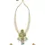 Jazzy Enamelled Green Kundan, Jade And  Pearls Necklace And Earrings Set.