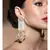 Exquisite Kundan Polki Earrings In Gold Enamelling Paired With Quartz And Baroque Pearls