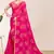 Divaastha Pink Georgette Chiffon Blend Floral Saree with Blouse Piece ( CCSDOLLYFLOWERPINK. )