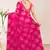 Divaastha Pink Georgette Chiffon Blend Floral Saree with Blouse Piece ( CCSDOLLYFLOWERPINK. )