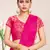 Divaastha Pink Georgette Chiffon Blend Floral Saree with Blouse Piece ( CCSDOLLYFLOWERPINK. )