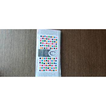 Multicolor Indian Style Plain Kumkum Bindi Stickers 3
