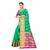 green Lichi Silk Banarasi Jacquard Designer Saree For Women