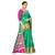 green Lichi Silk Banarasi Jacquard Designer Saree For Women