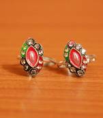 Pink zircon  toe-rings