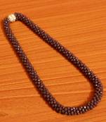 Purple swarovski crystal Mala