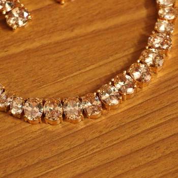 Yellow citrine necklace-sets 3