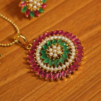 Multicolor ruby  pendants 2