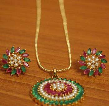 Multicolor ruby  pendants 3