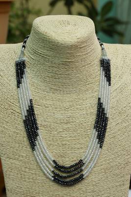 Black cubic zirconia necklaces 1