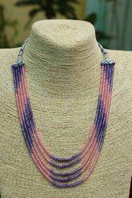 Purple cubic zirconia necklaces 1