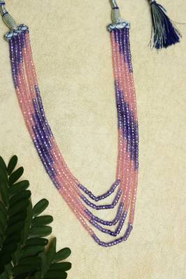 Purple cubic zirconia necklaces 2