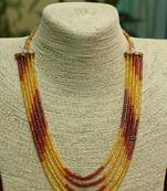 Yellow cubic zirconia necklaces