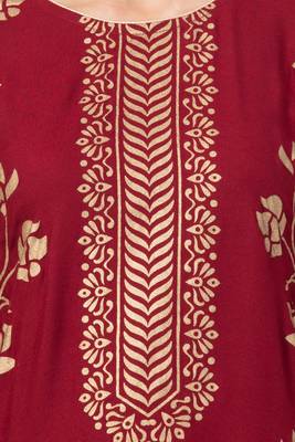 MRC Women Kurta and Sharara Set Rayon 5