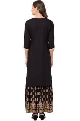 MRC  Women Kurta and Sharara Set Rayon 2