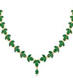 Green crystal pendants