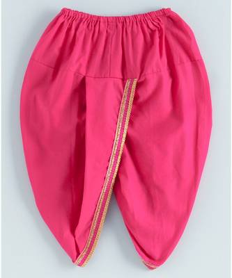 Blue Kurta with a Fuschia Dhoti 6