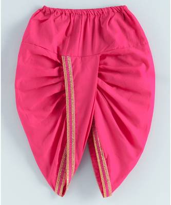 Blue Kurta with a Fuschia Dhoti 7
