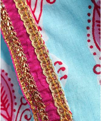 Blue Kurta with a Fuschia Dhoti 8