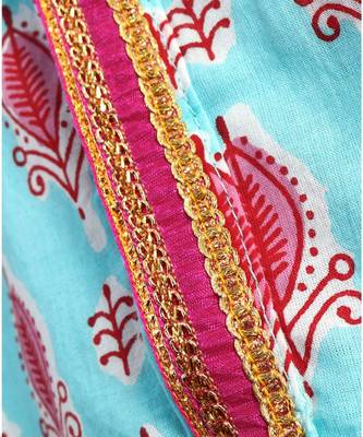 Blue Kurta with a white Pajama 4