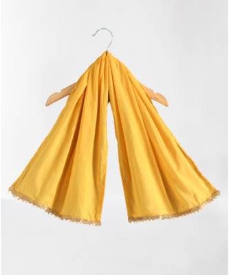 Floral Kurti with a striped triple layered sharara and a yellow dupatta 8