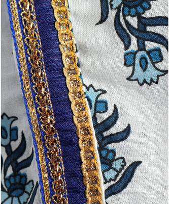 white printed kurta with white pajama 8