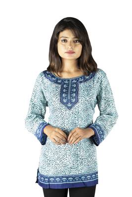 Green printed Poly top 5