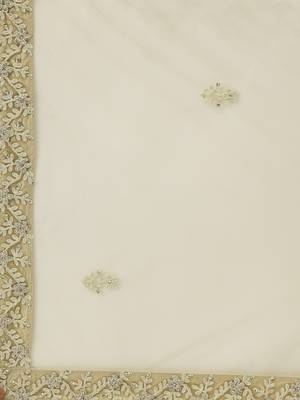 Olive Green color Net Embroidered Semi-Stitched Lehenga & Unstitched Blouse With Dupatta 4
