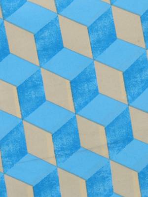 Sky Blue Color Cotton Printed Unstitched Dress Material 4