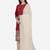 Maroon & Beige Color Embroidered Unstitched Dress Material