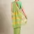 Parrot Green Cotton Silk saree with blouse