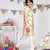 Ivory Printed Silkmul Bandi with Blush Cotton Silk Kurta and Off white Cotton Silk Churidar