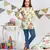 Ivory Printed Silkmul Tunic