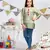 Green Printed Silkmul Tunic