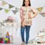 Coral Printed Silkmul Tunic