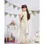 Cream Printed Crepe Crop Top with Low Crotch Pant and Attached Georgette Drape