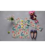 PS Kids by Payal Singhal Khaki Anar Aur Mor Print Tunic