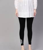 Pinksky Black printed cotton leggings