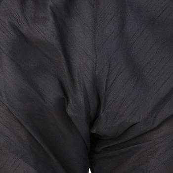 Black plain cotton silk boys-suit 5