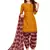 Mustard printed crepe salwar