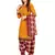 Mustard printed crepe salwar