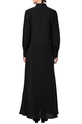 MRC Women Abaya dual side pocket with cuff on sleeve 2