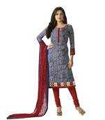 Multi Embroidered Dress Material